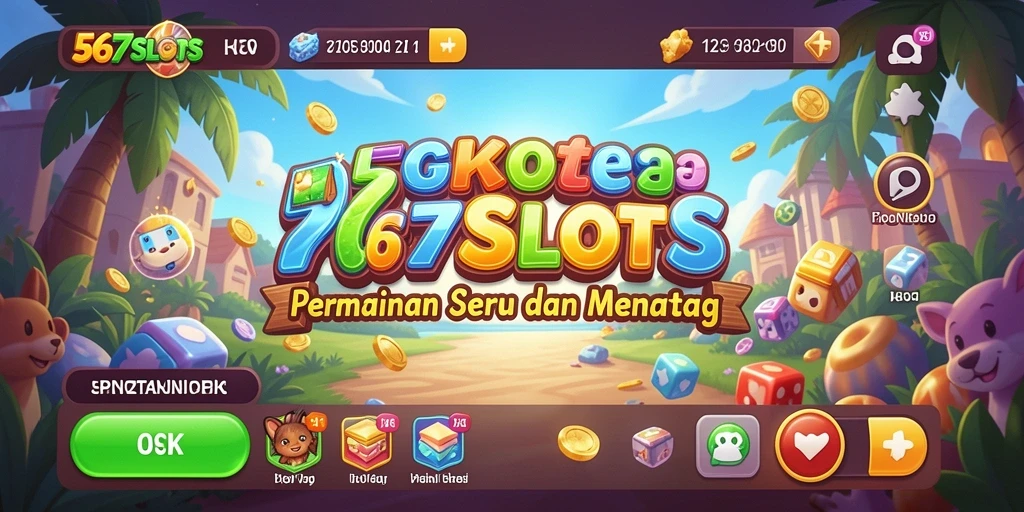 Tampilan gameplay seru dari 567SLOTS yang memacu otak.