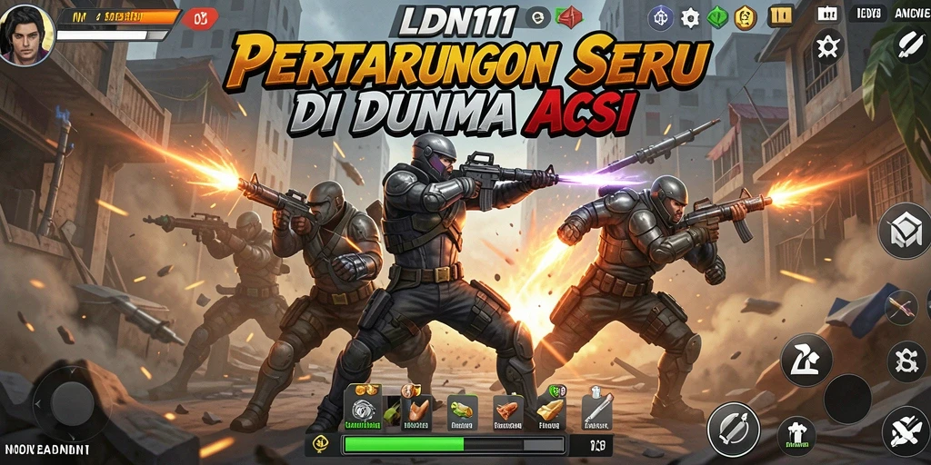Tampilan gameplay mendebarkan dari LDN11 yang penuh aksi.
