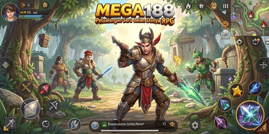 Tampilan gameplay menarik dari MEGA188 dengan pertarungan yang intens.