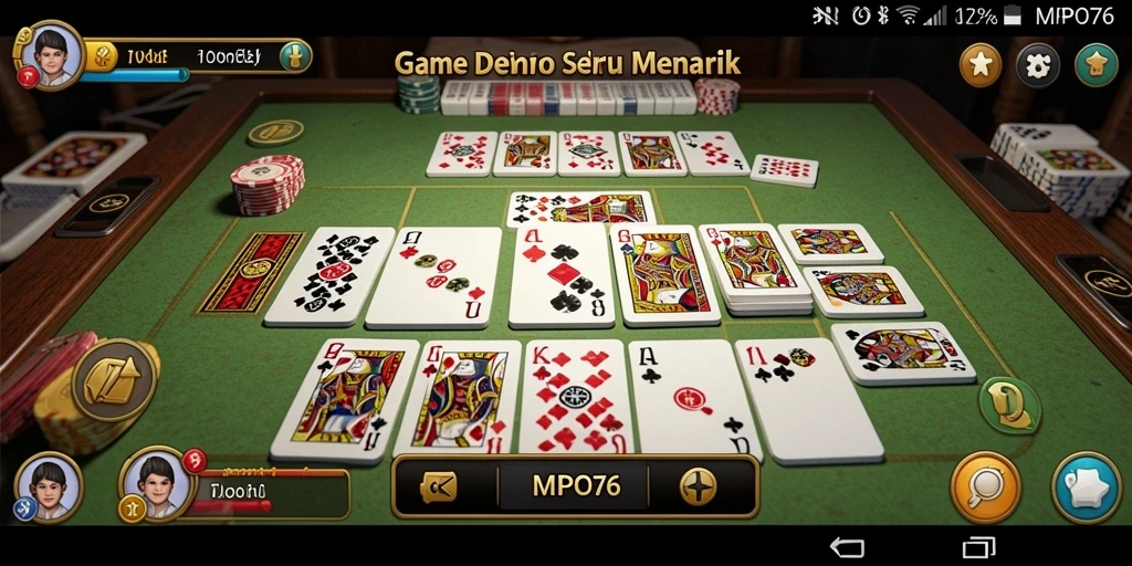 Tampilan screenshot gameplay <strong>MPO76</strong> yang seru dan menantang.